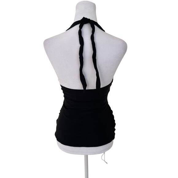 Cupshe Women's Black Halter Tankini Top Size S - NWT - Picture 2 of 7